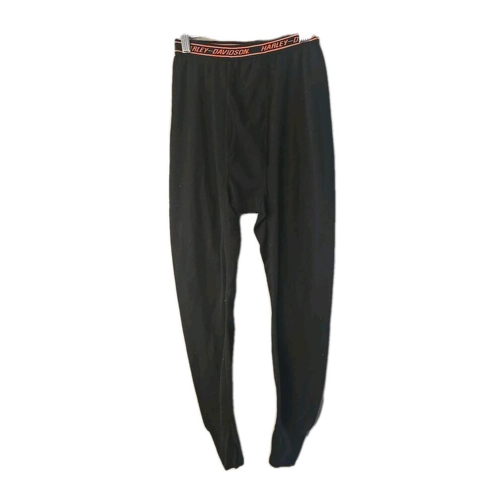 Harley Davidson Black X-Static Stretch Thermal Base Layer Pants Men's Size Small